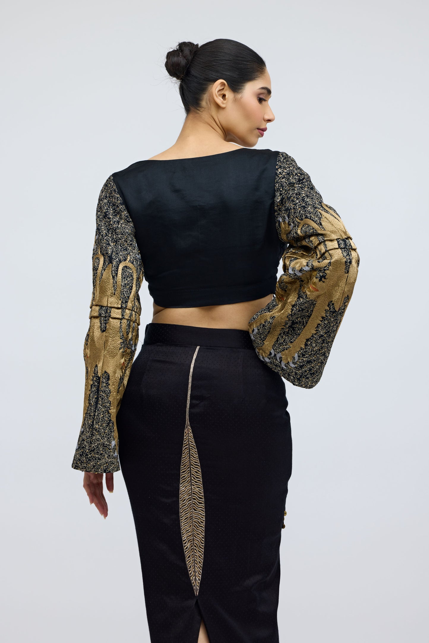 Booti Mashroo Silk Skirt