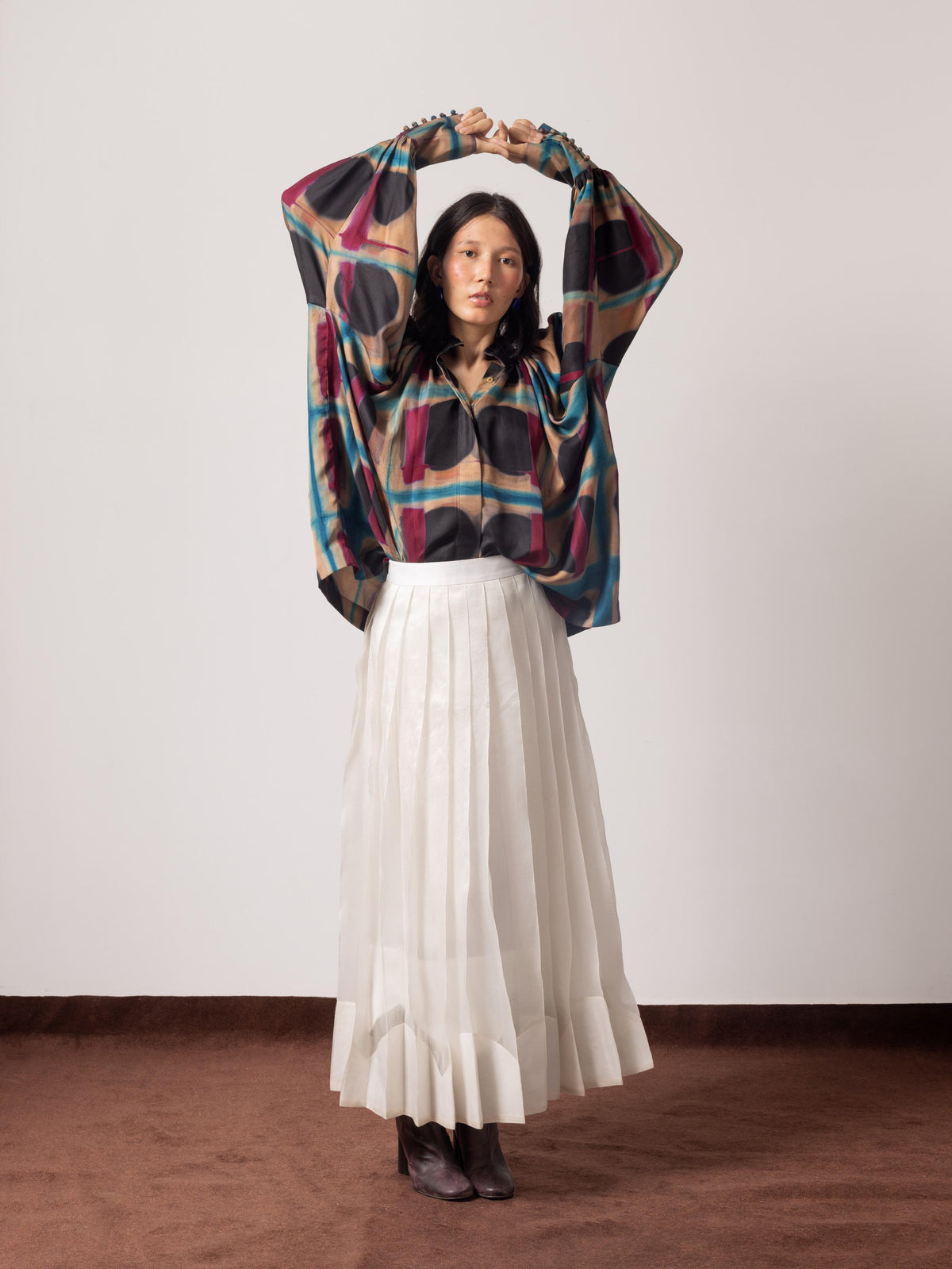 Mountain Rain Silk Blouse