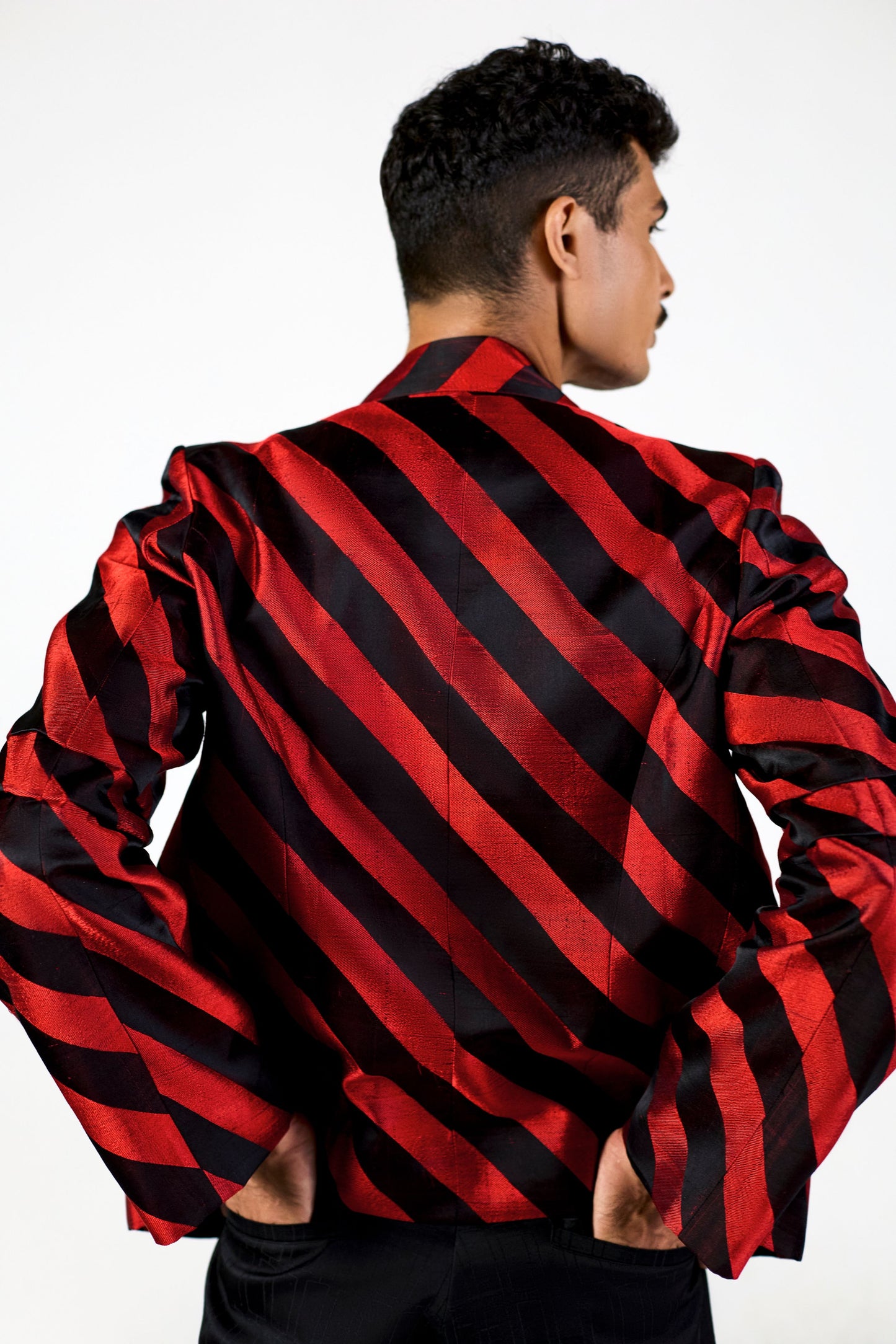 Red & Black Teerchi Blazer