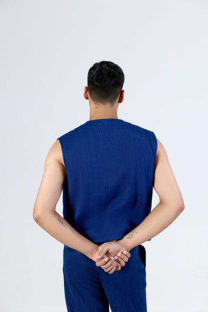 Aadha Shirt - Indigo