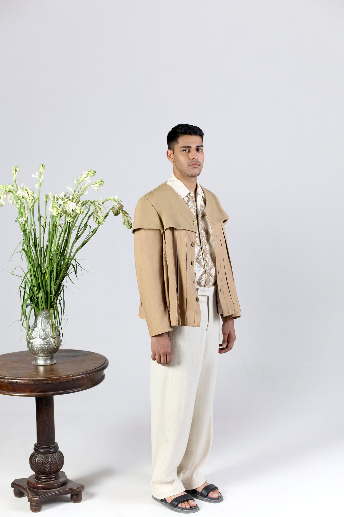 Overbridge Shacket - Beige