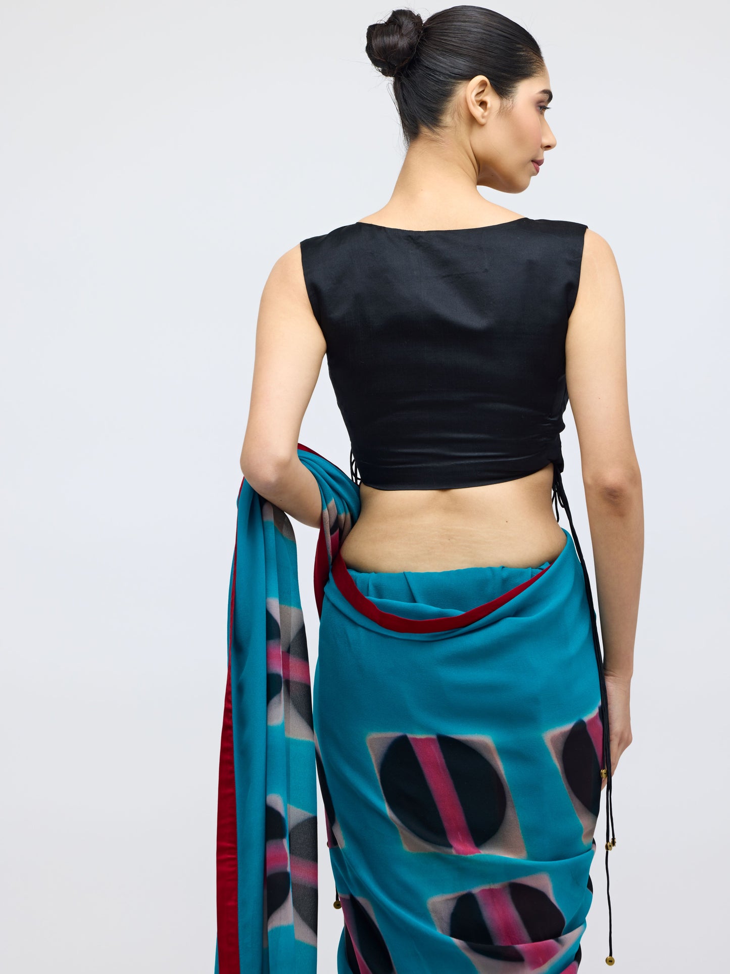 Black Angrakha Blouse