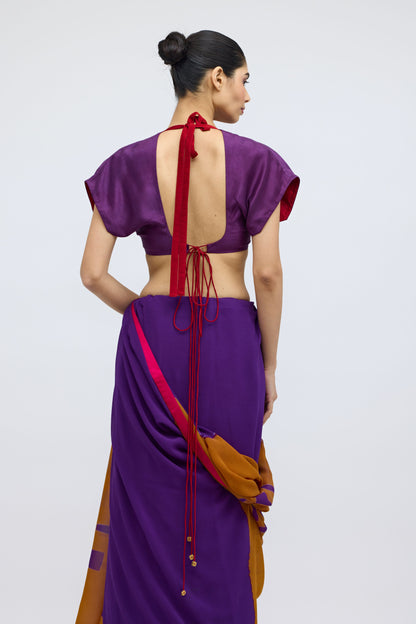 Kanchli Blouse - Plum