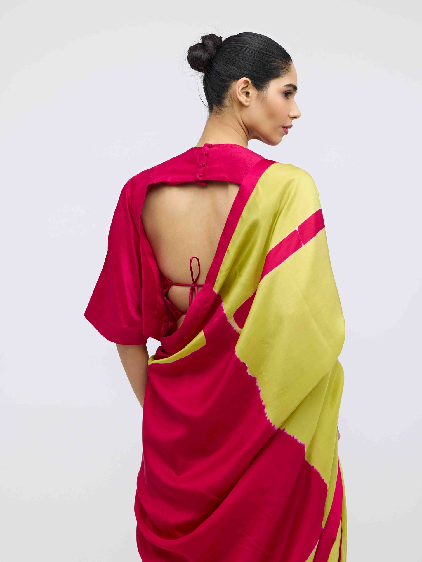 Aks Hand Dyed Silk Saree |