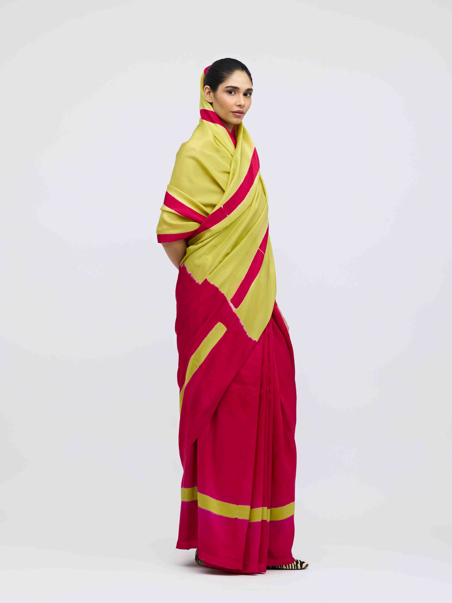 Aks Hand Dyed Silk Saree |