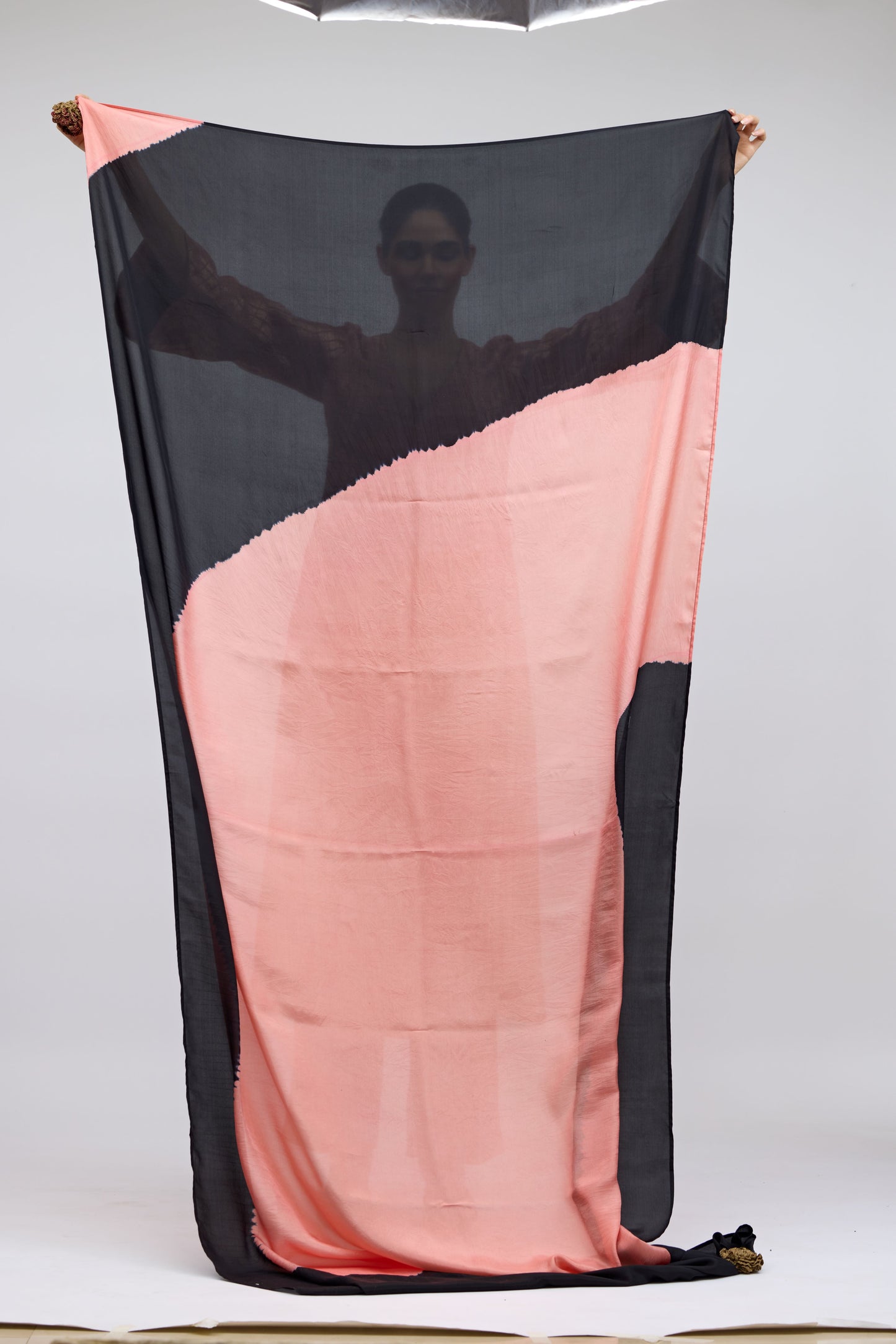 Blush Field Hand Dyed Silk Dupatta