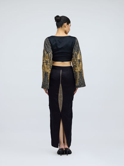Booti Mashroo Silk Skirt