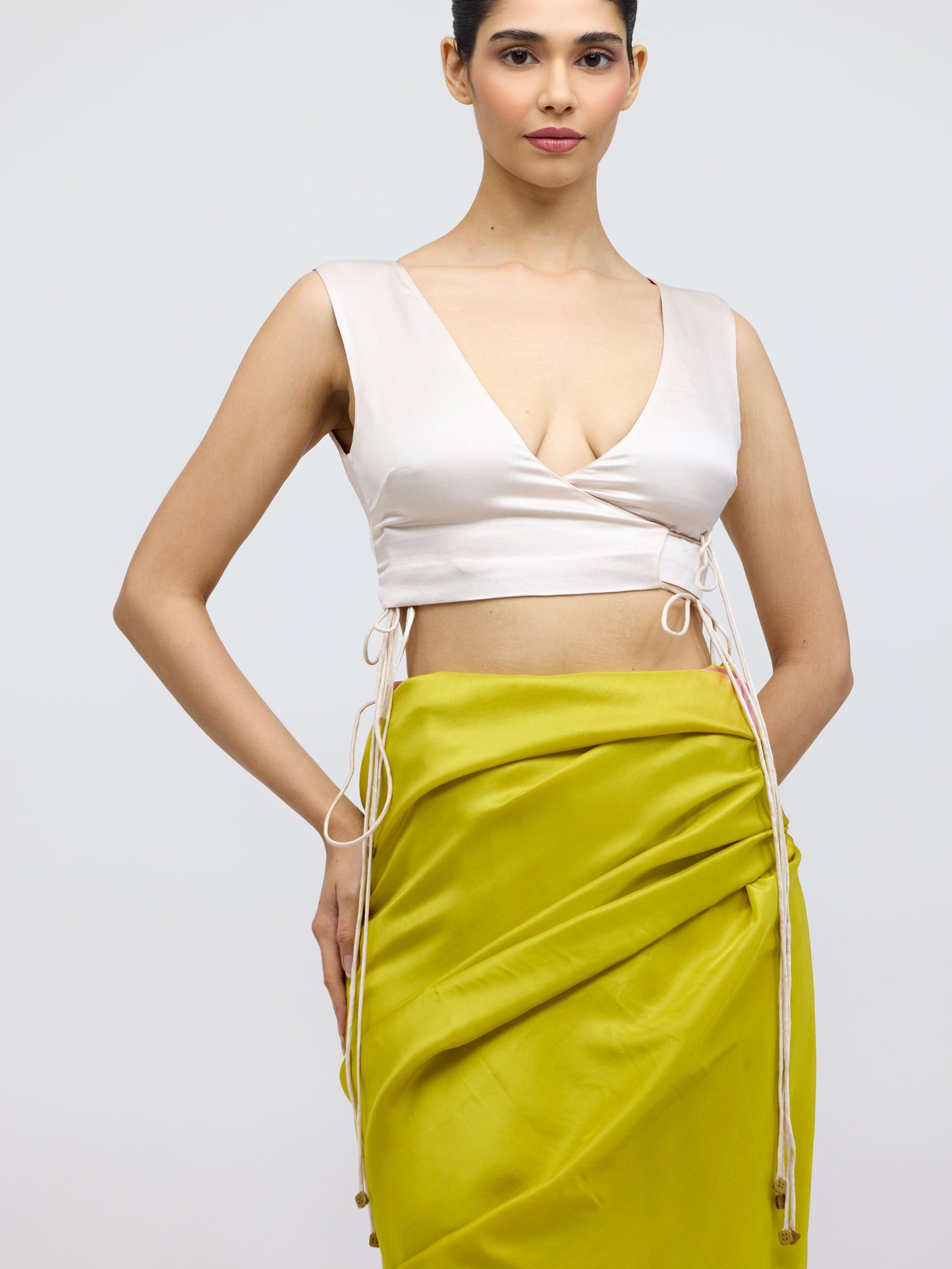 Pearl Angrakha Blouse