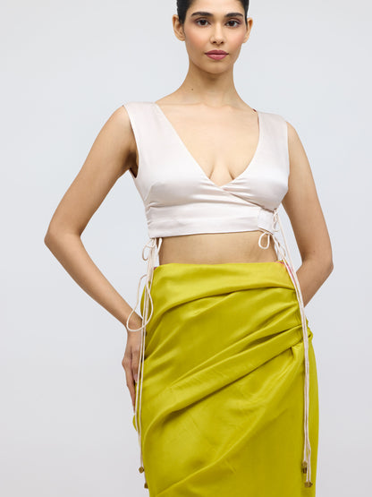 Pearl Angrakha Blouse