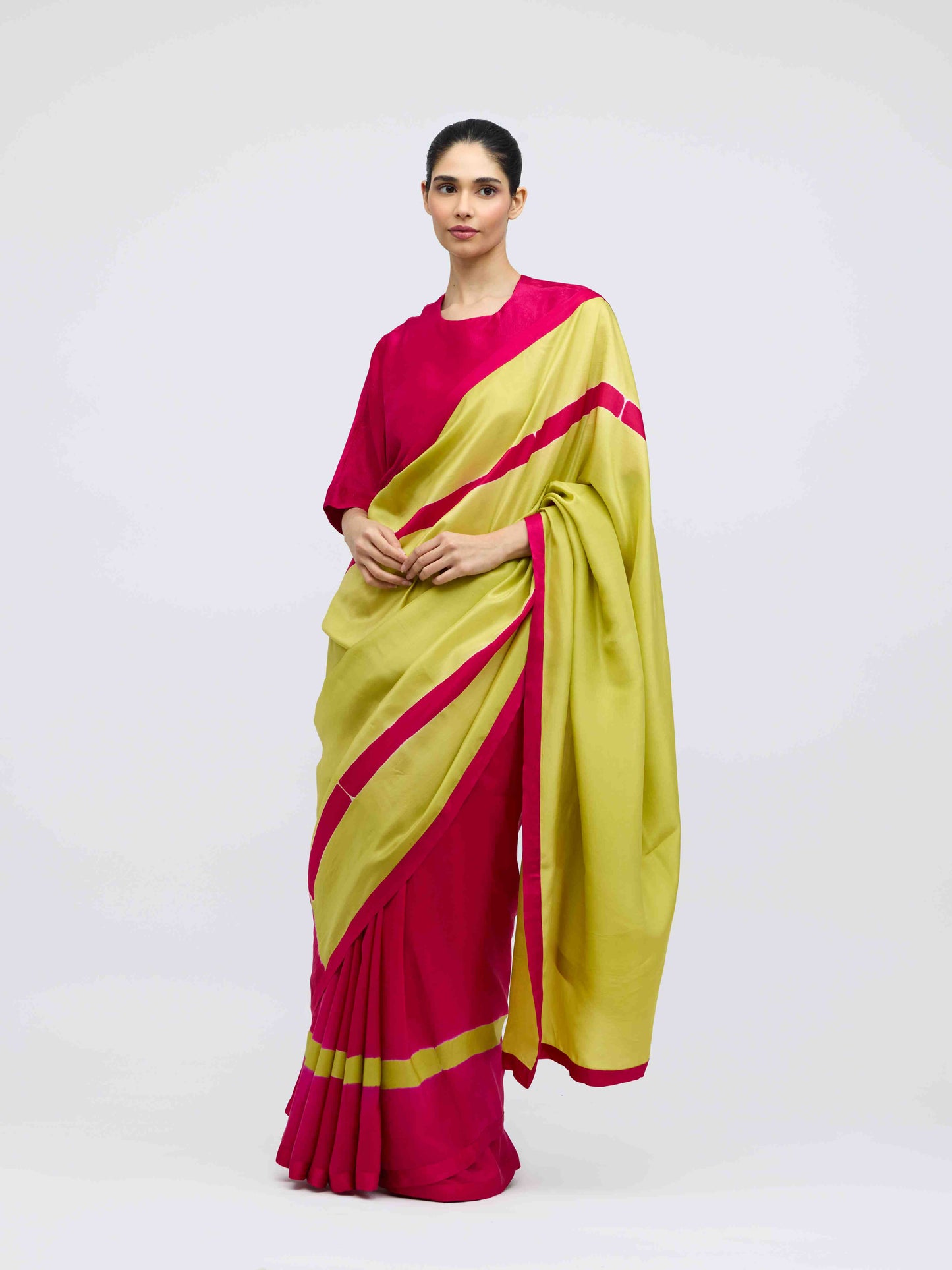 Aks Hand Dyed Silk Saree |