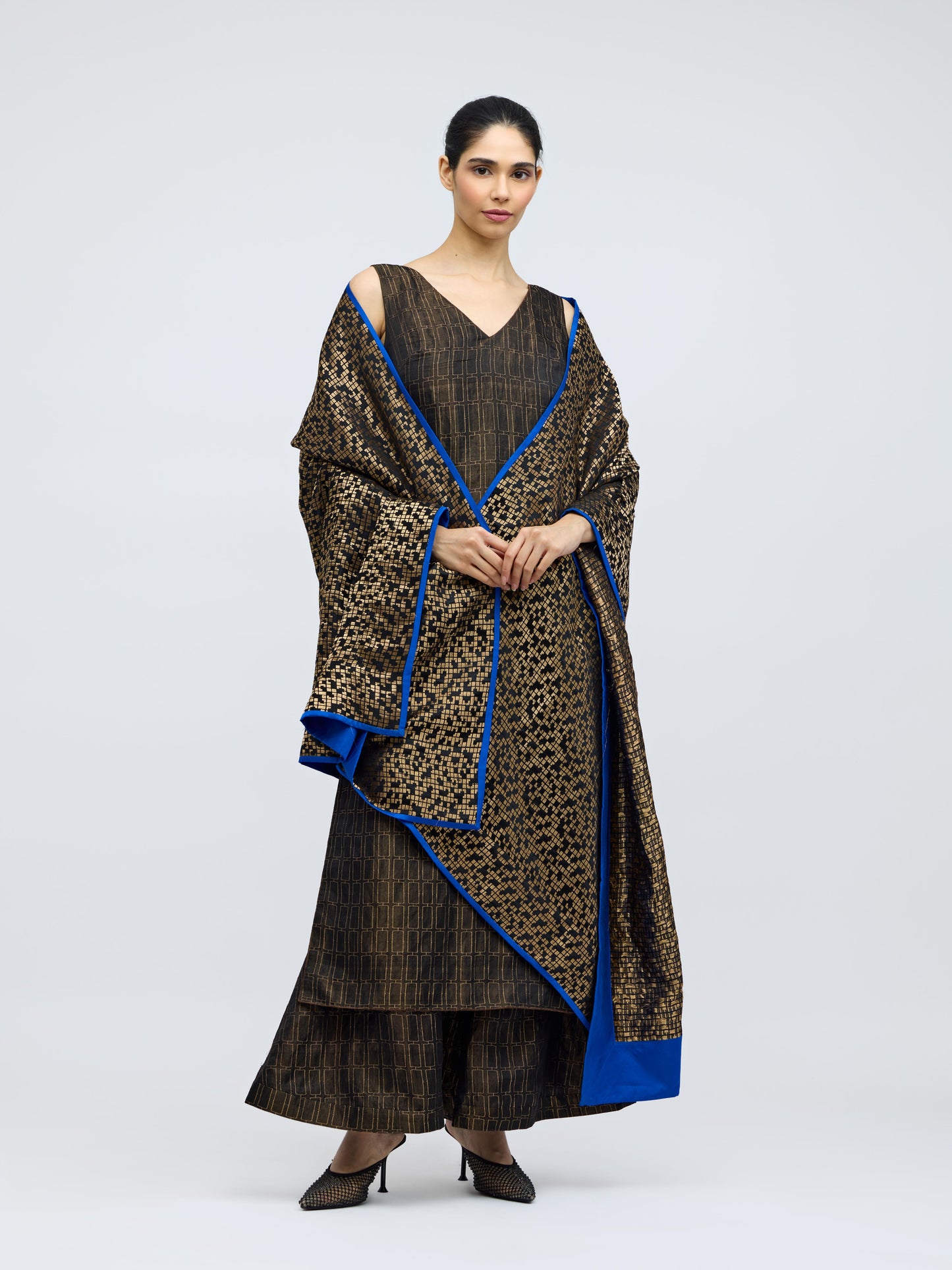 Chauk Handwoven Brocade Dupatta |