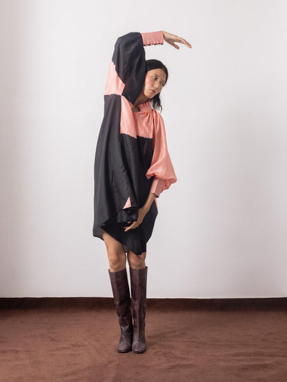 Slow Evening Silk Shirt Dress