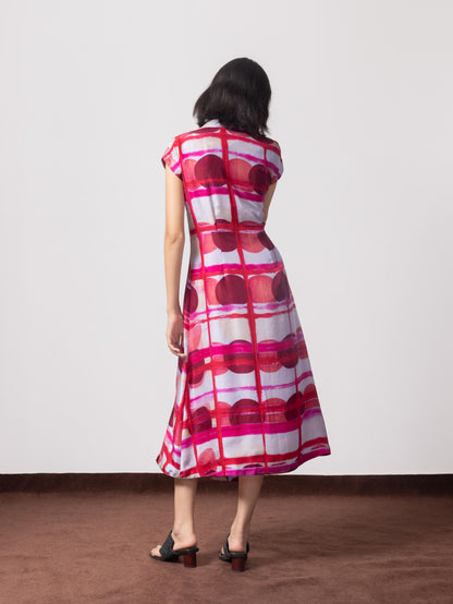 Saturday Brunch Silk Dress