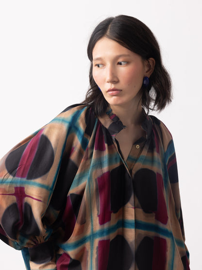 Mountain Rain Silk Blouse