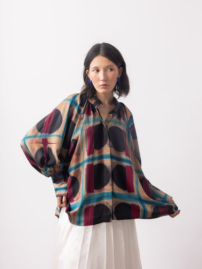 Mountain Rain Silk Blouse