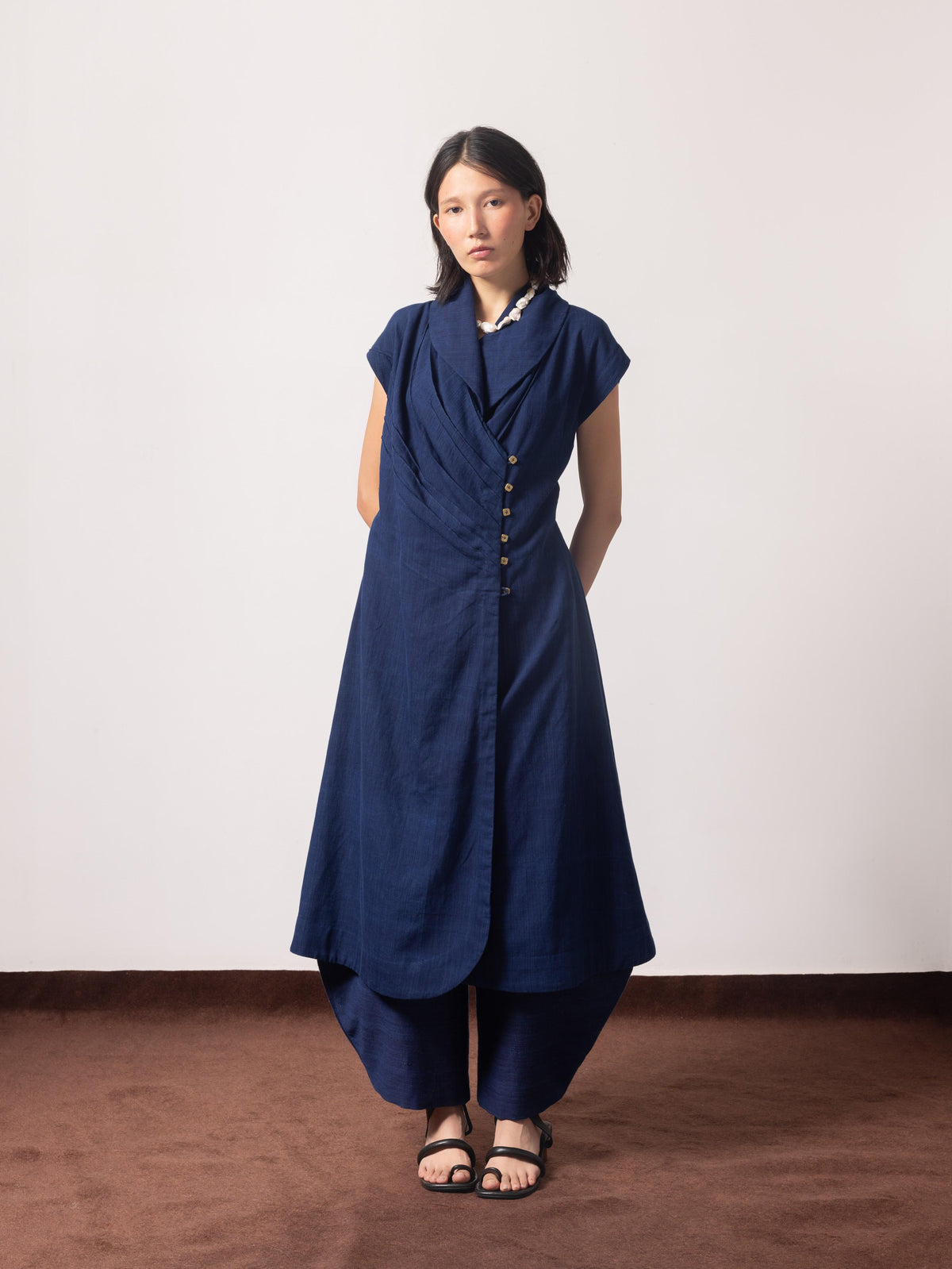 Cool Girl Indigo Shirt Dress