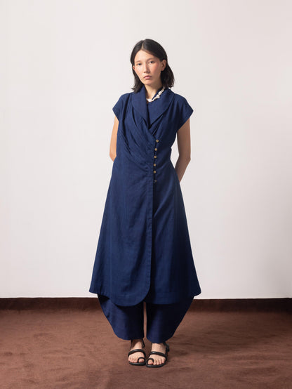 Cool Girl Indigo Shirt Dress