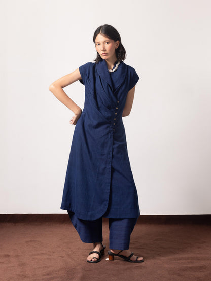 Cool Girl Indigo Shirt Dress