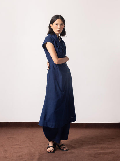 Cool Girl Indigo Shirt Dress