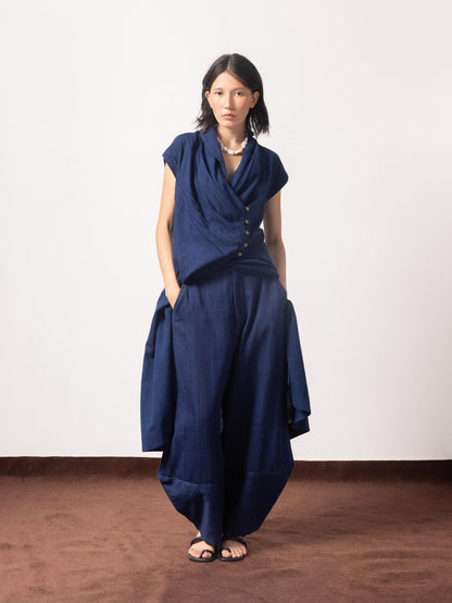 Cool Girl Indigo Shirt Dress