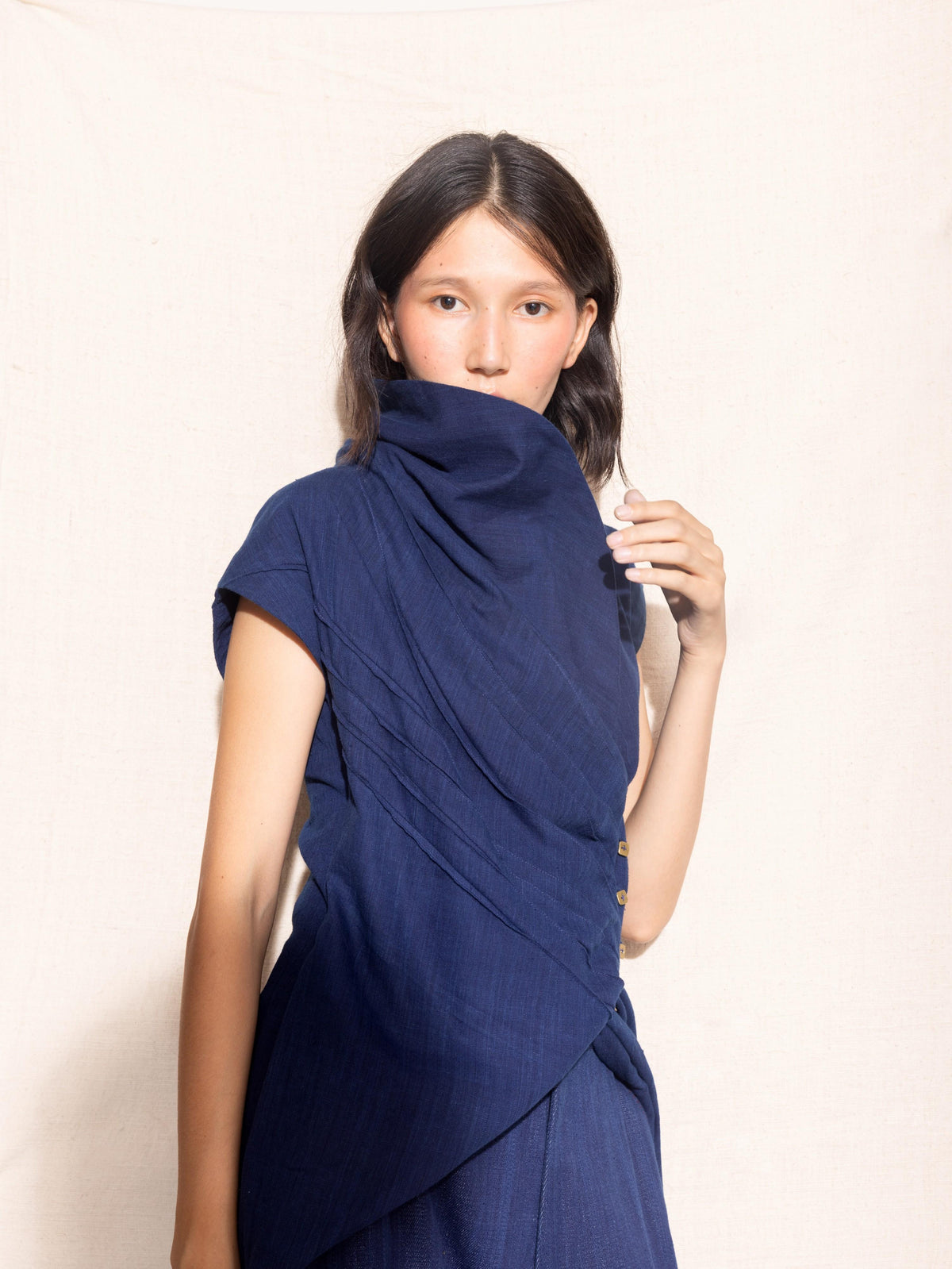 Cool Girl Indigo Shirt Dress
