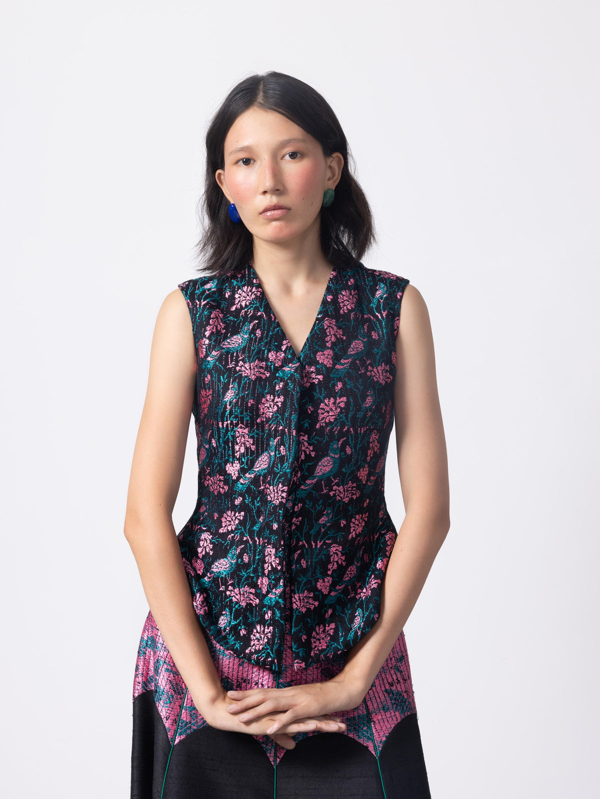 Tota-Maina Himroo Handwoven Blouse*