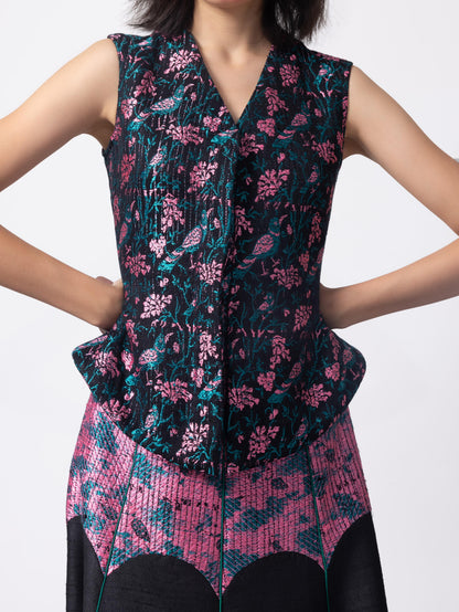 Tota-Maina Himroo Handwoven Blouse*