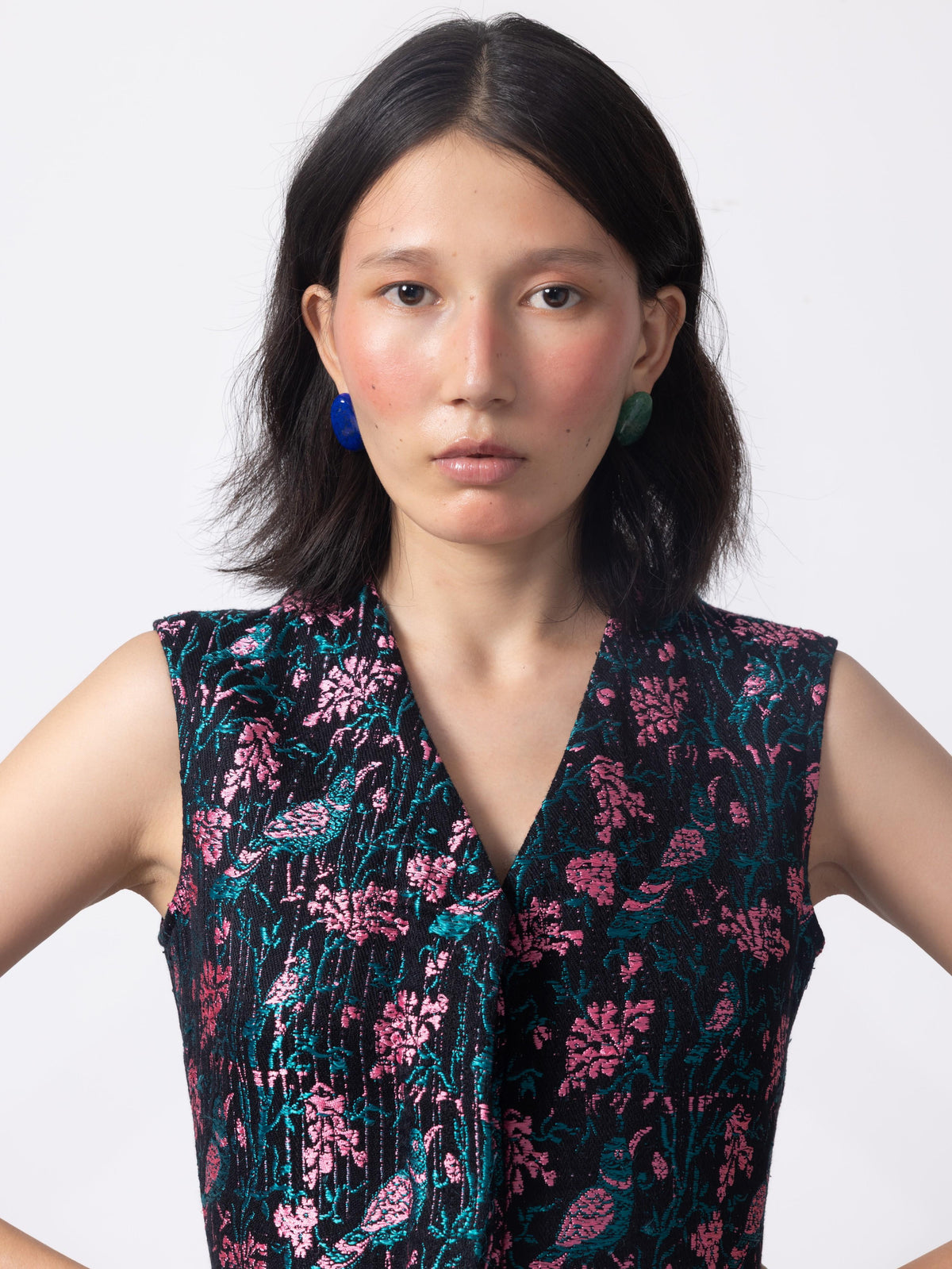 Tota-Maina Himroo Handwoven Blouse*