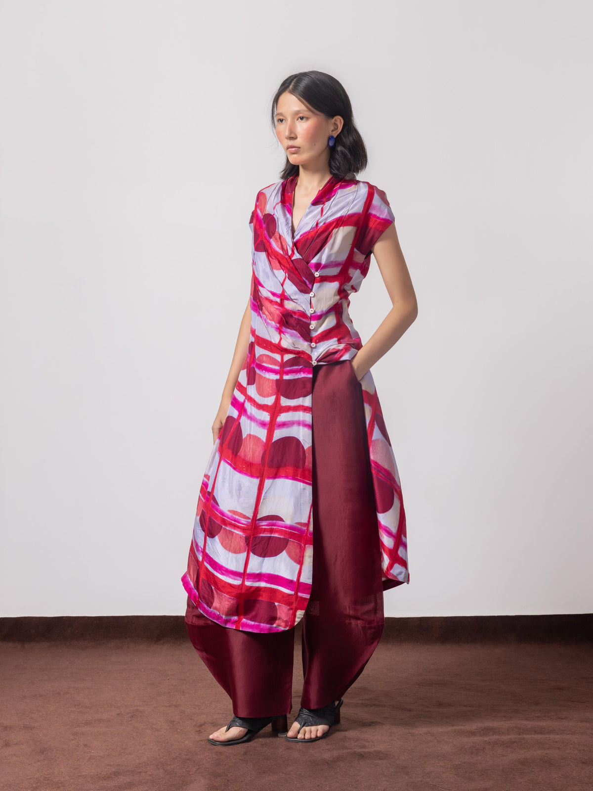 Saturday Brunch Silk Dress