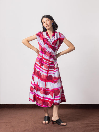 Saturday Brunch Silk Dress