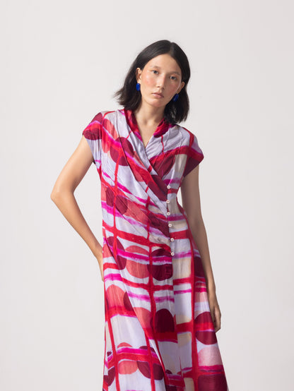 Saturday Brunch Silk Dress