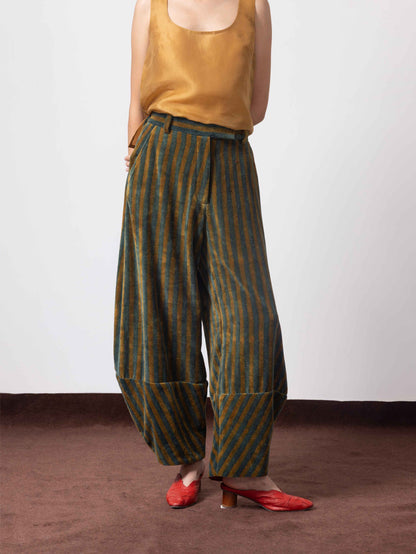 Rustom Velvet Ajrakh Pants