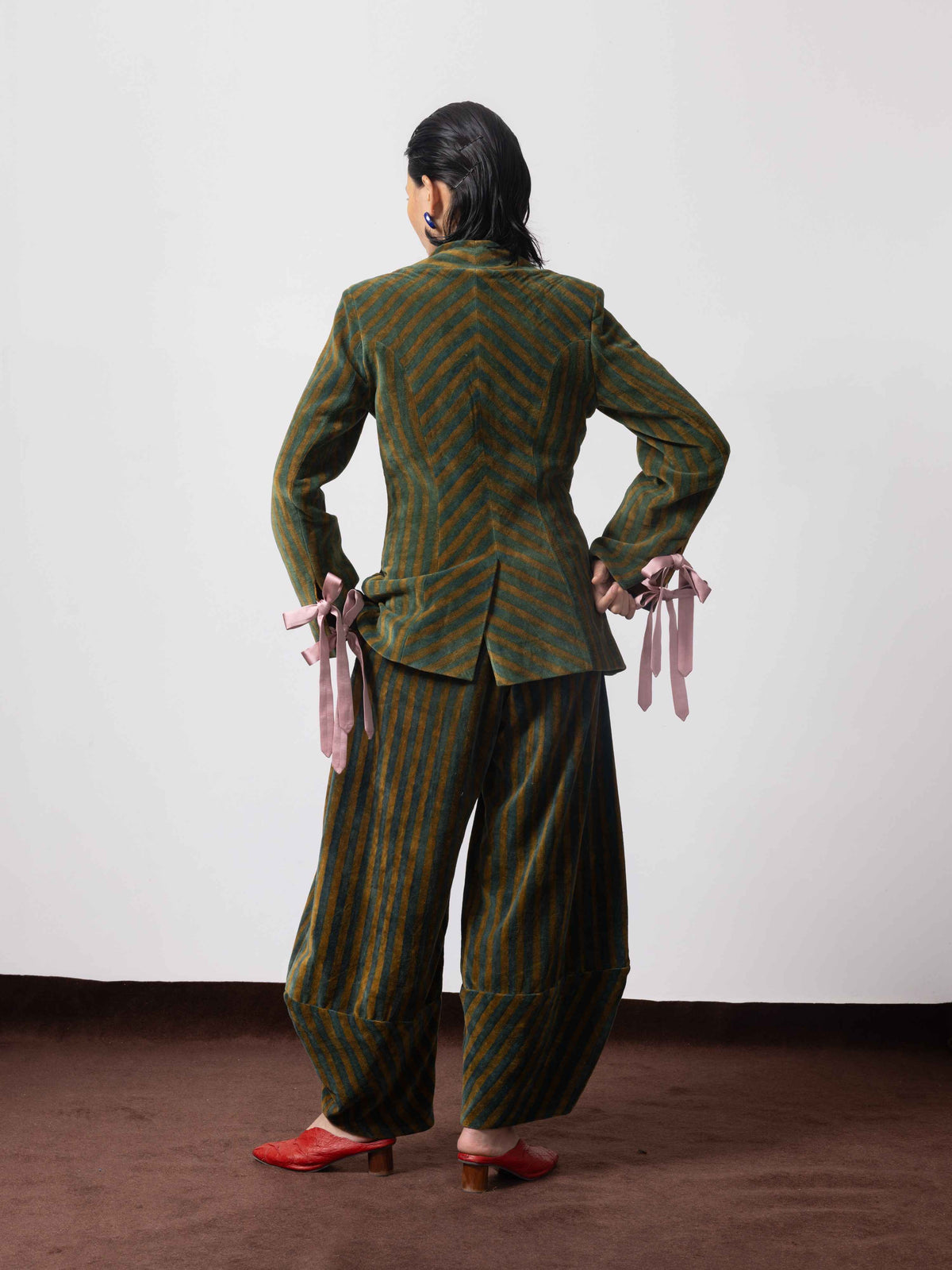 Rustom Velvet Ajrakh Blazer