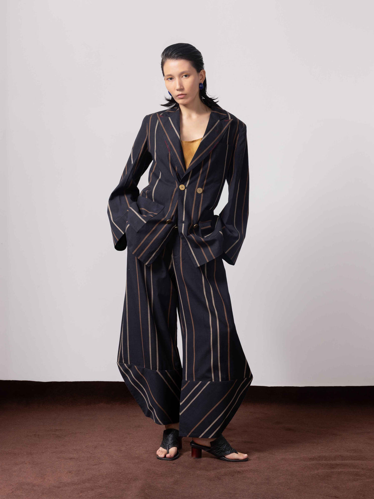 Vertical Striped Light Blazer