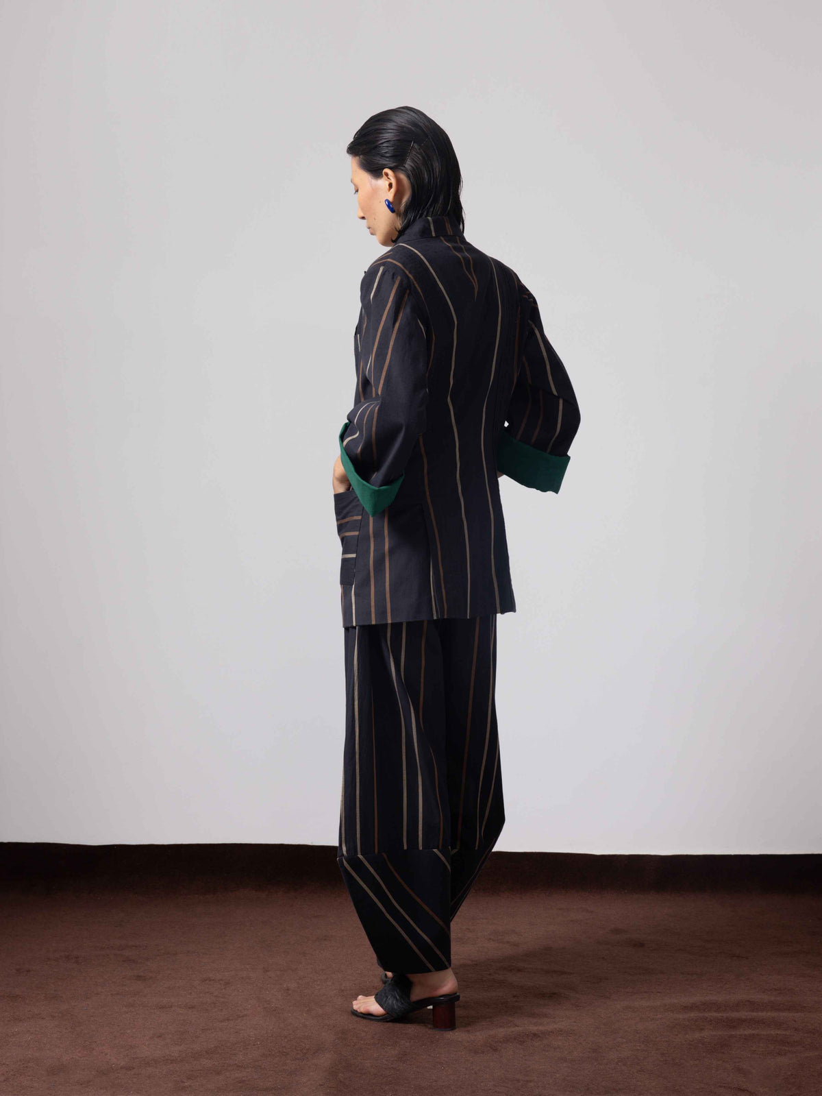 Vertical Striped Light Blazer