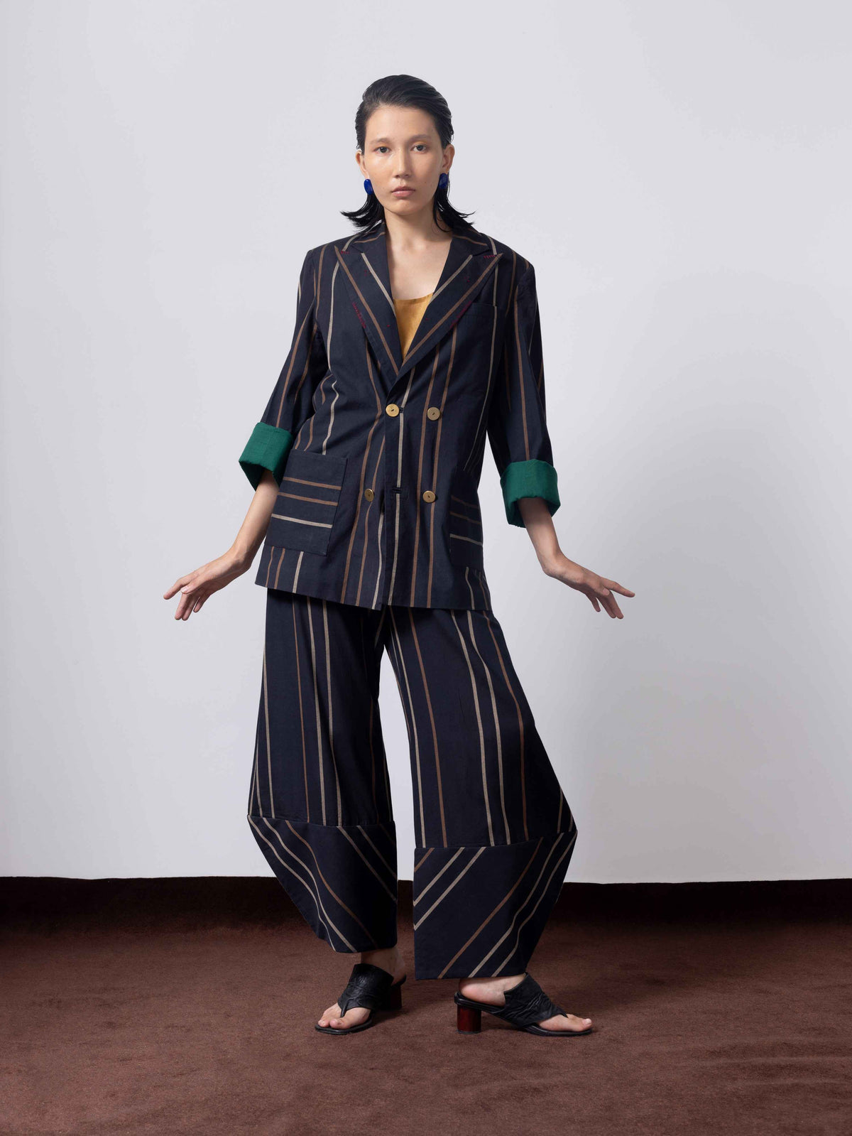 Vertical Striped Light Blazer