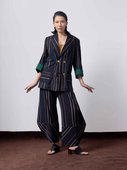 Vertical Striped Light Blazer