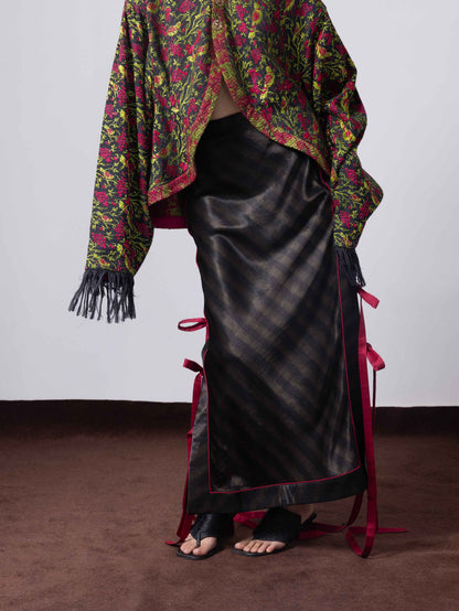 Ajrakh Mashroo Diana Skirt