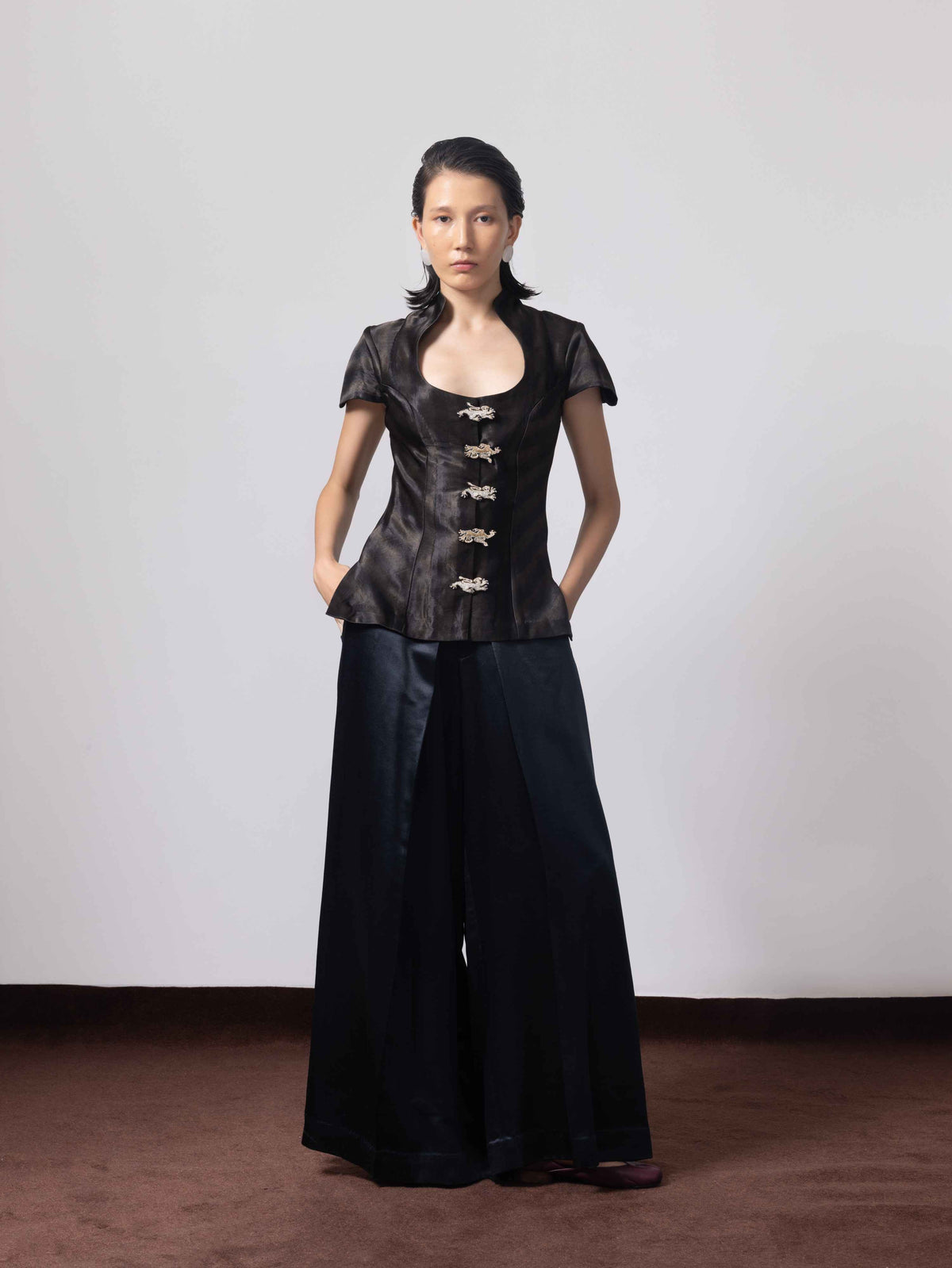 Namkeen Silk Satin Pants