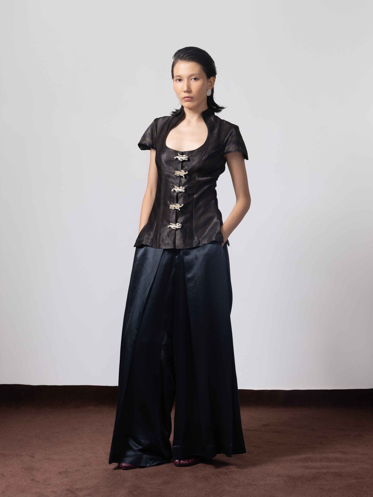 Namkeen Silk Satin Pants